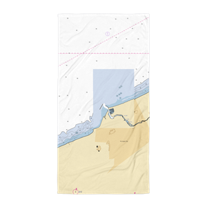 Washington Park Marina (Michigan City, IN) NOAA Chart Towel