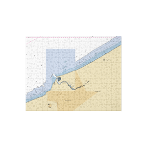 B & E Marine, Inc. (Michigan City, IN) NOAA Chart Jigsaw Puzzle