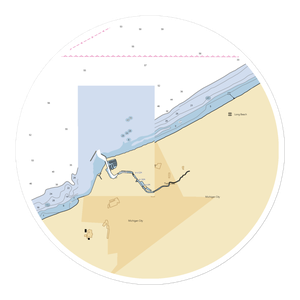 B & E Marine, Inc. (Michigan City, IN) NOAA Chart Sticker