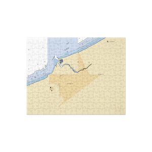 Trail Creek Marina (Michigan City, IN) NOAA Chart Jigsaw Puzzle