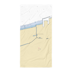 Izaak Walton League: Miller Chapter (Gary, IN) NOAA Chart Towel