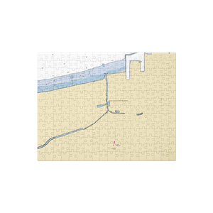 Marquette Yacht Club (Gary, IN) NOAA Chart Jigsaw Puzzle