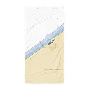 The Moorings (New Buffalo, MI) NOAA Chart Towel