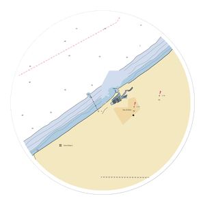 The Moorings (New Buffalo, MI) NOAA Chart Sticker