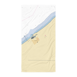 New Buffalo Harbor Landing Marina (New Buffalo, MI) NOAA Chart Towel