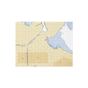 East Chicago Marina (East Chicago, IN) NOAA Chart Jigsaw Puzzle