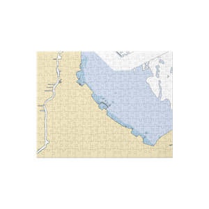 Hammond Marina (Whiting, IN) NOAA Chart Jigsaw Puzzle