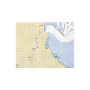 Calumet Yacht Club (Whiting, IN) NOAA Chart Jigsaw Puzzle