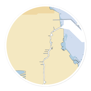 Skyway Yacht Works (Whiting, IN) NOAA Chart Sticker