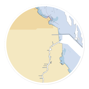  Crowley's Yacht Yard (Whiting, IN) NOAA Chart Sticker