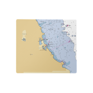 Jackson Park Outer Harbor, the Chicago Harbors (Arlington Heights, IL) NOAA Chart  Gaming Mouse Pad