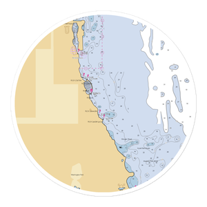 31st Street Harbor, the Chicago Harbors (Arlington Heights, IL) NOAA Chart Sticker