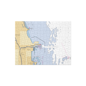 Navy Pier (Arlington Heights, IL) NOAA Chart Jigsaw Puzzle