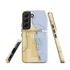 Monroe Harbor, the Chicago Harbors (Arlington Heights, IL) NOAA Chart Samsung Phone Case