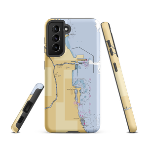 Monroe Harbor, the Chicago Harbors (Arlington Heights, IL) NOAA Chart Samsung Phone Case