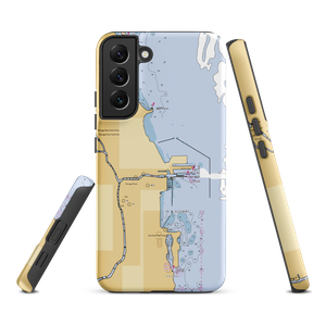 DuSable Harbor, The Chicago Harbors (Arlington Heights, IL) NOAA Chart Samsung Phone Case