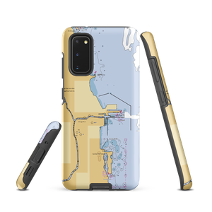 North Pier Docks (Arlington Heights, IL) NOAA Chart Samsung Phone Case