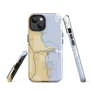 North Pier Docks (Arlington Heights, IL) NOAA Chart  Tough iPhone Case