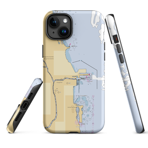 North Pier Docks (Arlington Heights, IL) NOAA Chart  Tough iPhone Case