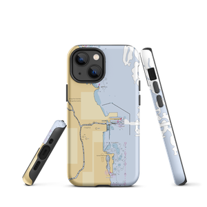 North Pier Docks (Arlington Heights, IL) NOAA Chart  Tough iPhone Case