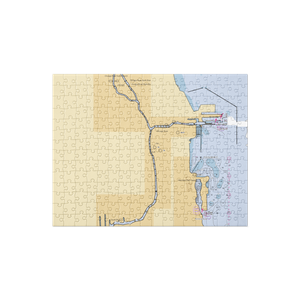 River City Marina (Arlington Heights, IL) NOAA Chart Jigsaw Puzzle