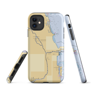 Jefferson Beach Yacht Sales (Arlington Heights, IL) NOAA Chart  Tough iPhone Case