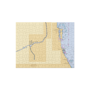 Chicago Helicopter Experience Docks (Arlington Heights, IL) NOAA Chart Jigsaw Puzzle