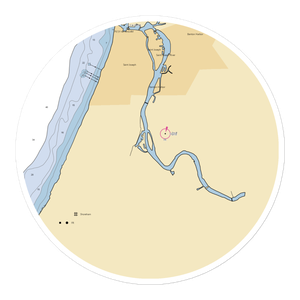 Eagle Pointe Harbor (Stevensville, MI) NOAA Chart Sticker