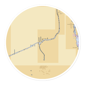 Chicago Yacht Yard Inc (Arlington Heights, IL) NOAA Chart Sticker