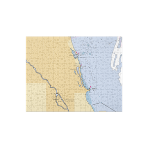 Diversey Harbor Lagoon, the Chicago Harbors (Chicago, IL) NOAA Chart Jigsaw Puzzle