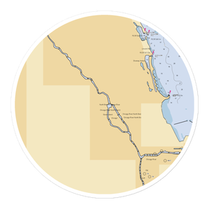 AAA Boat Yard & Port Supply (Arlington Heights, IL) NOAA Chart Sticker