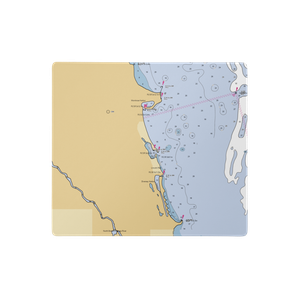 Belmont Harbor, the Chicago Harbors (Chicago, IL) NOAA Chart  Gaming Mouse Pad