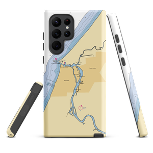 St Joseph Island Municipal Ramps (Stevensville, MI) NOAA Chart Samsung Phone Case