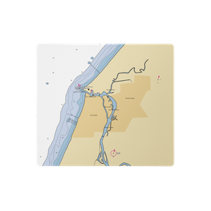 St Joseph Island Municipal Ramps (Stevensville, MI) NOAA Chart  Gaming Mouse Pad