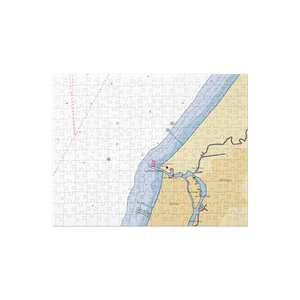 West Basin Municipal Marina (Stevensville, MI) NOAA Chart Jigsaw Puzzle