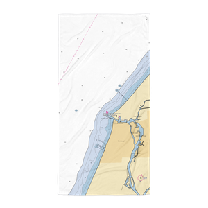 West Basin Municipal Marina (Stevensville, MI) NOAA Chart Towel