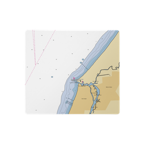 West Basin Municipal Marina (Stevensville, MI) NOAA Chart  Gaming Mouse Pad