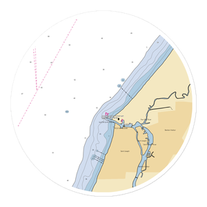 West Basin Municipal Marina (Stevensville, MI) NOAA Chart Sticker