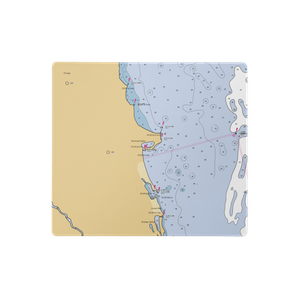 Montrose Harbor, the Chicago Harbors (Chicago, IL) NOAA Chart  Gaming Mouse Pad