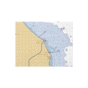 Wilmette Harbor Club (Evanston, IL) NOAA Chart Jigsaw Puzzle