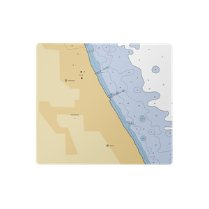 North Shore Yacht Club (Highland Park, IL) NOAA Chart  Gaming Mouse Pad