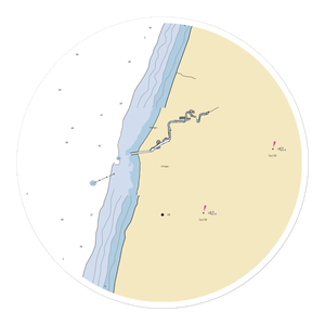 South Haven Municipal Marina #1 (Lacota, MI) NOAA Chart Sticker