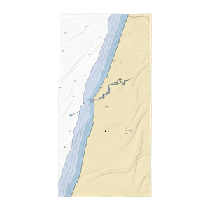 Gull Lake Marine South Haven (Lacota, MI) NOAA Chart Towel