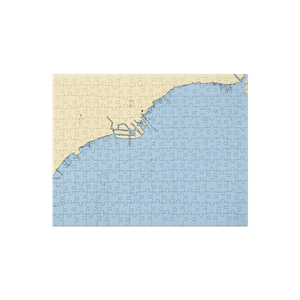 Unriehl Marina (New Baltimore, MI) NOAA Chart Jigsaw Puzzle