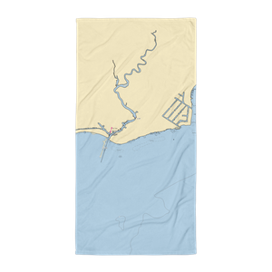 Shipping Channel Marina (New Baltimore, MI) NOAA Chart Towel