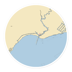 Sun-Up Marina (New Baltimore, MI) NOAA Chart Sticker