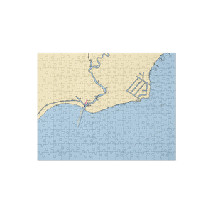 Jefferson North Marina/ L & M Marine (New Baltimore, MI) NOAA Chart Jigsaw Puzzle