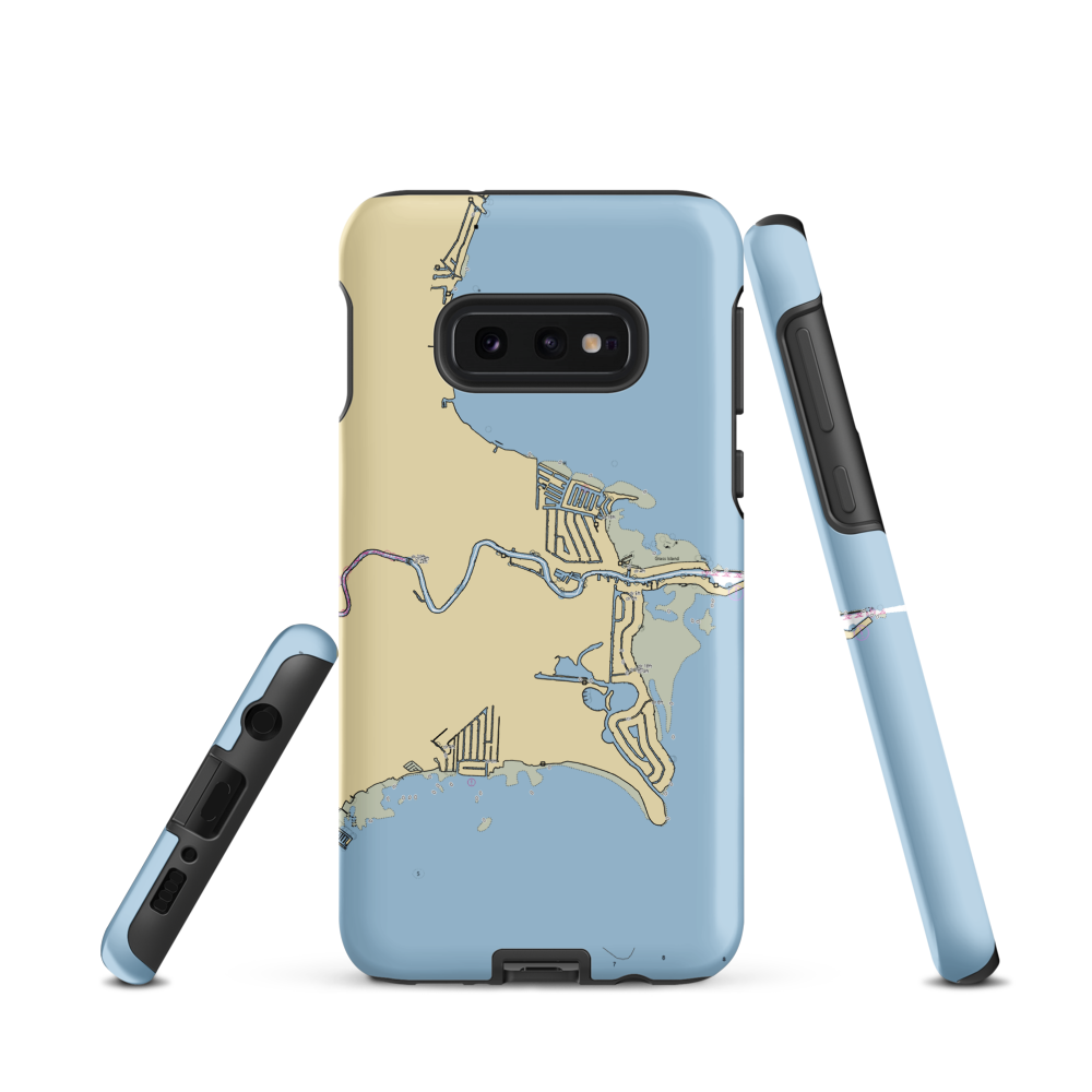 McMachen Marine Inc (New Baltimore, MI) NOAA Chart Samsung Phone Case Samsung Galaxy S10e model shown