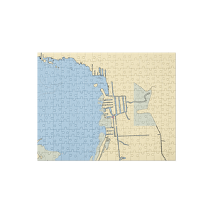 Anchor Bay Offshores Marina (Algonac, MI) NOAA Chart Jigsaw Puzzle