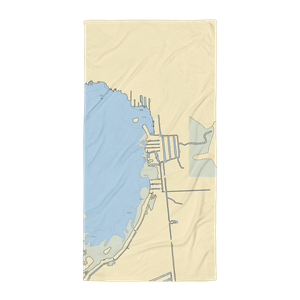 Anchor Bay Offshores Marina (Algonac, MI) NOAA Chart Towel